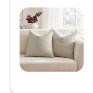 Decorative Throw Pillow - Cream